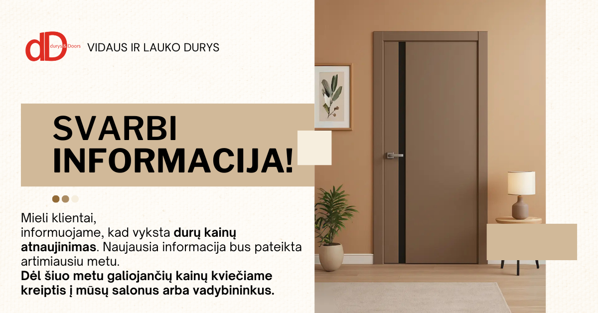 Mieli klientai, inofmuojame, kad nuo 2026 m. keisis ERKADO dur (1)
